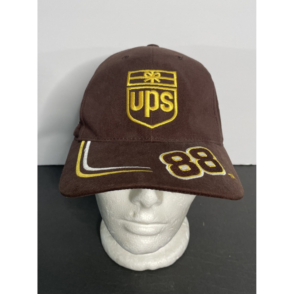 Chase Authentics NASCAR 88 Cap Hat UPS Brown & Yellow Embroidered One-Size - Picture 1 of 9